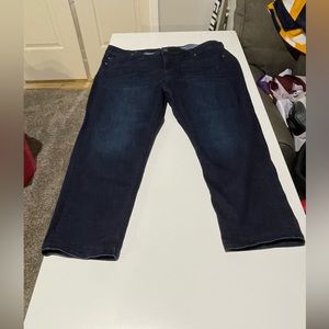 Plus size 24 W Liverpool Jeans High Rise Dark Indigo Jeans